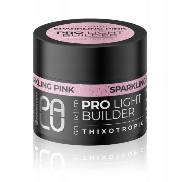 Żel Palu Pro Light Builder Sparkling Pink 45g