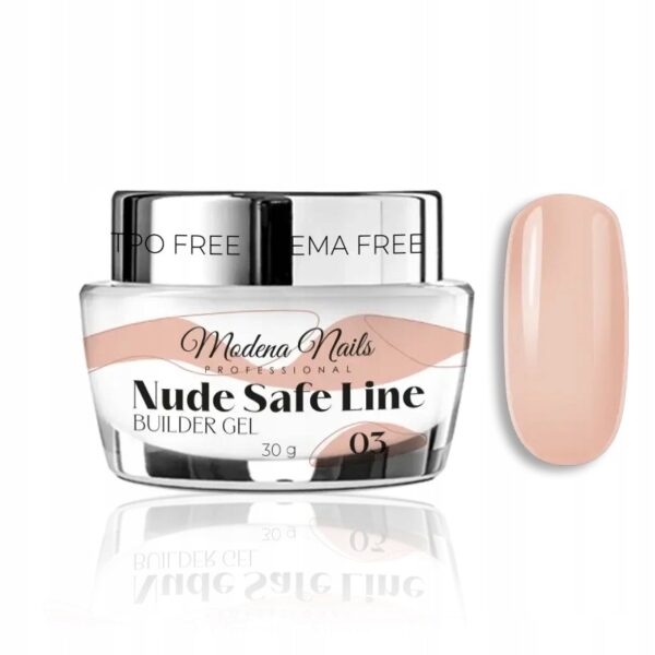 Żel budujący Modena Nails Nude Safe Line Builder Gel 03 30g