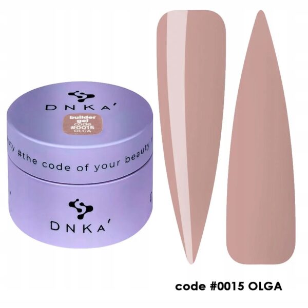 Żel budujący DNKa' Builder Gel #0015 Olga 15ml