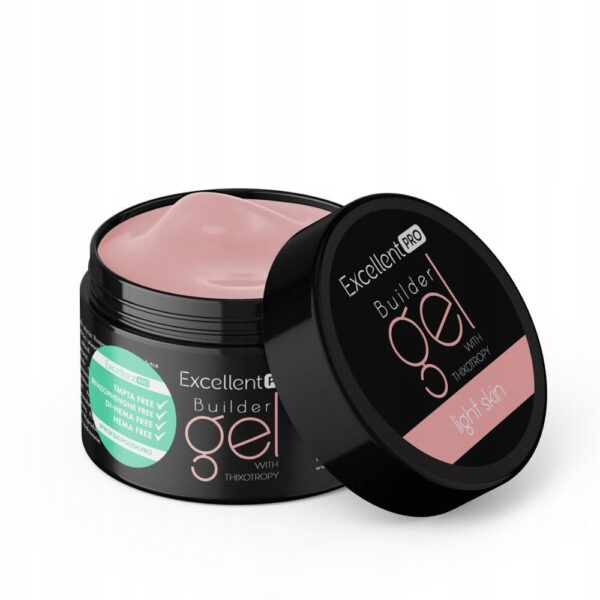Żel budujący Excellent Pro Builder Gel Thixotropy Light Skin 50g