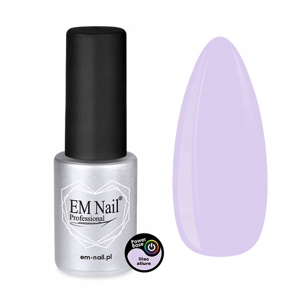Modelująca baza EM Nail Power Base Lilac Allure 6ml