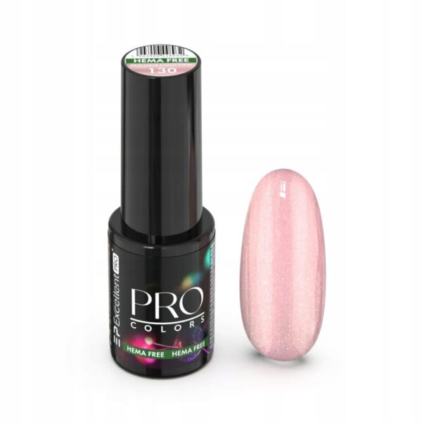 Lakier hybrydowy Excellent Pro Colors HemaFree 130 Perluxia Light Pink 7g