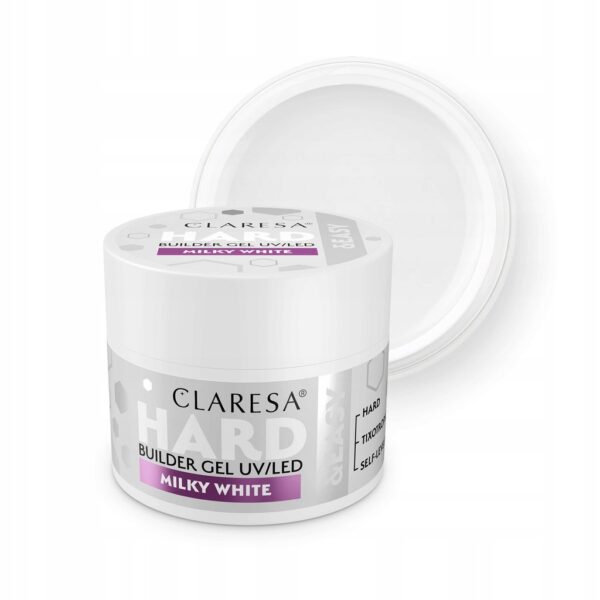 Żel budujący Claresa Hard&Easy Builder Gel Milky White 45g