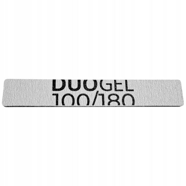 Pilniki do paznokci Duogel 100/180 Nail File Prosty szeroki Basic 25szt