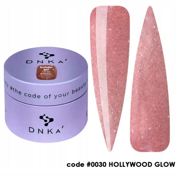 Żel budujący DNKa' Builder Gel #0030 Hollywood Glow 15ml