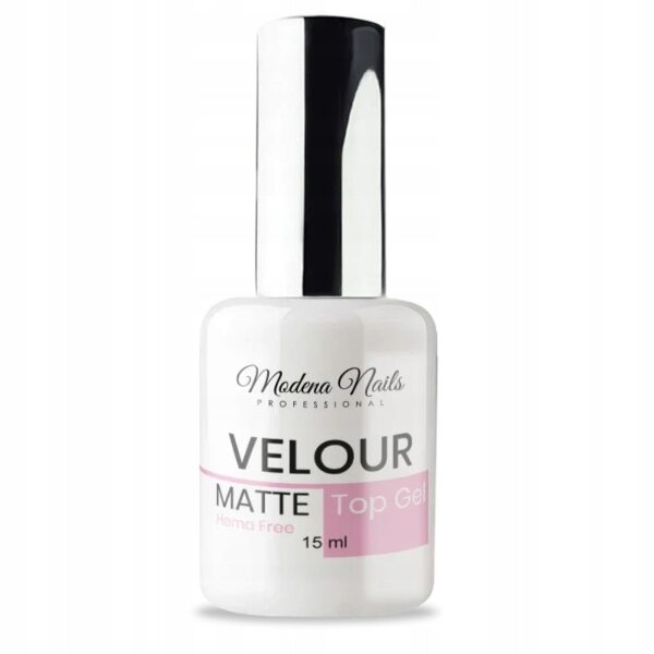 Top matowy Modena Nails Gel Velour Matte 15ml