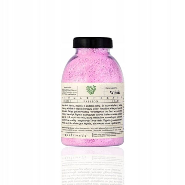 Puder do kąpieli Soap & Friends Wiśnia 200g
