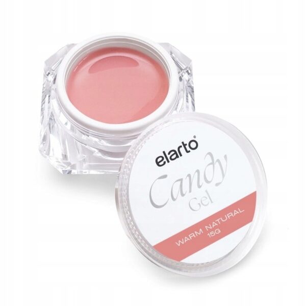 Żel budujący Elarto Candy Gel Warm Natural 15g
