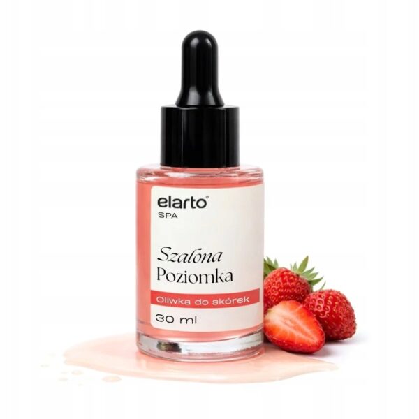 Oliwka do skórek Elarto SPA Szalona Poziomka 30ml