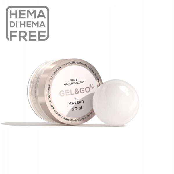 Żel budujący Makear Gel&Go GU02 Marshmallow 50ml