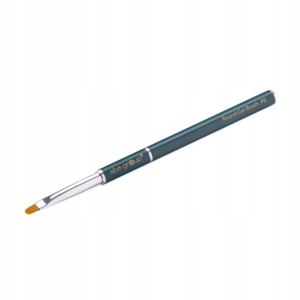 Pędzelek do żelu Aba Group Bottle Green Round Gel Brush #6