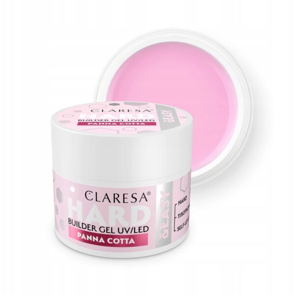 Żel budujący Claresa Hard&Easy Builder Gel Panna Cotta 45g
