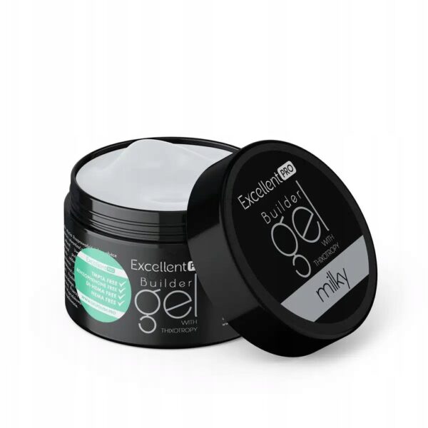 Żel budujący Excellent Pro Builder Gel Thixotropy Milky 50g
