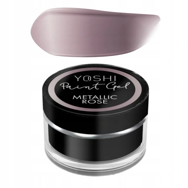 Żel do zdobień Yoshi Paint Gel Metallic Rose 5ml