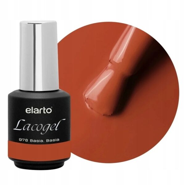 Lakier hybrydowy Elarto Lacogel 978 Basia, Basia 7ml