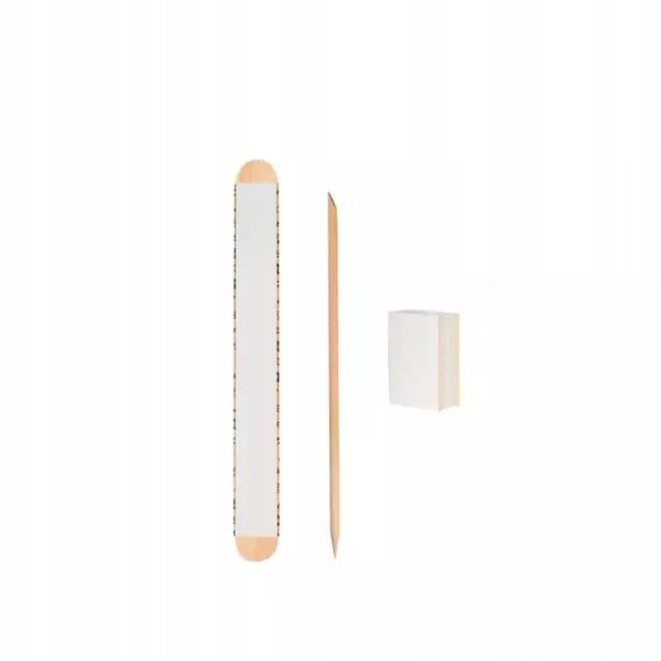 Zestaw jednorazowy do manicure Staleks NFS-30 Pilnik, patyczek, polerka