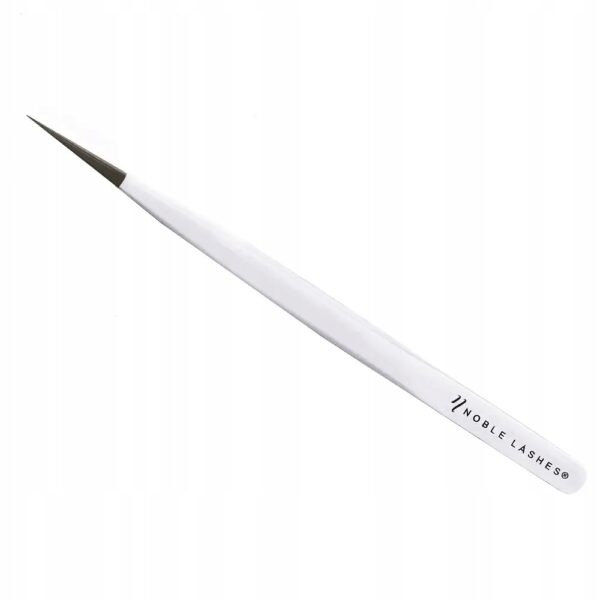 Pęseta do rzęs Noble Lashes White Straight