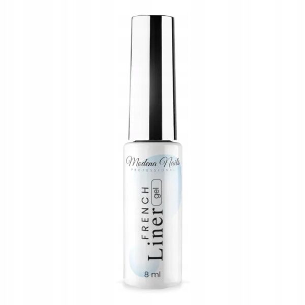 Żel do zdobień Modena Nails French Liner Gel White 8ml