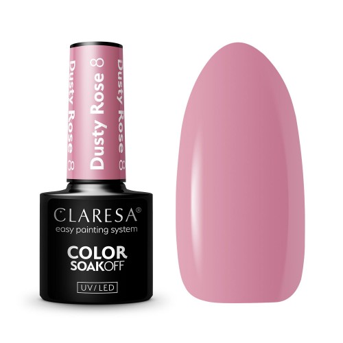 Lakier hybrydowy Claresa Dusty Rose 8